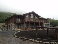 Дом из бруса без посадочного паза в Осетии